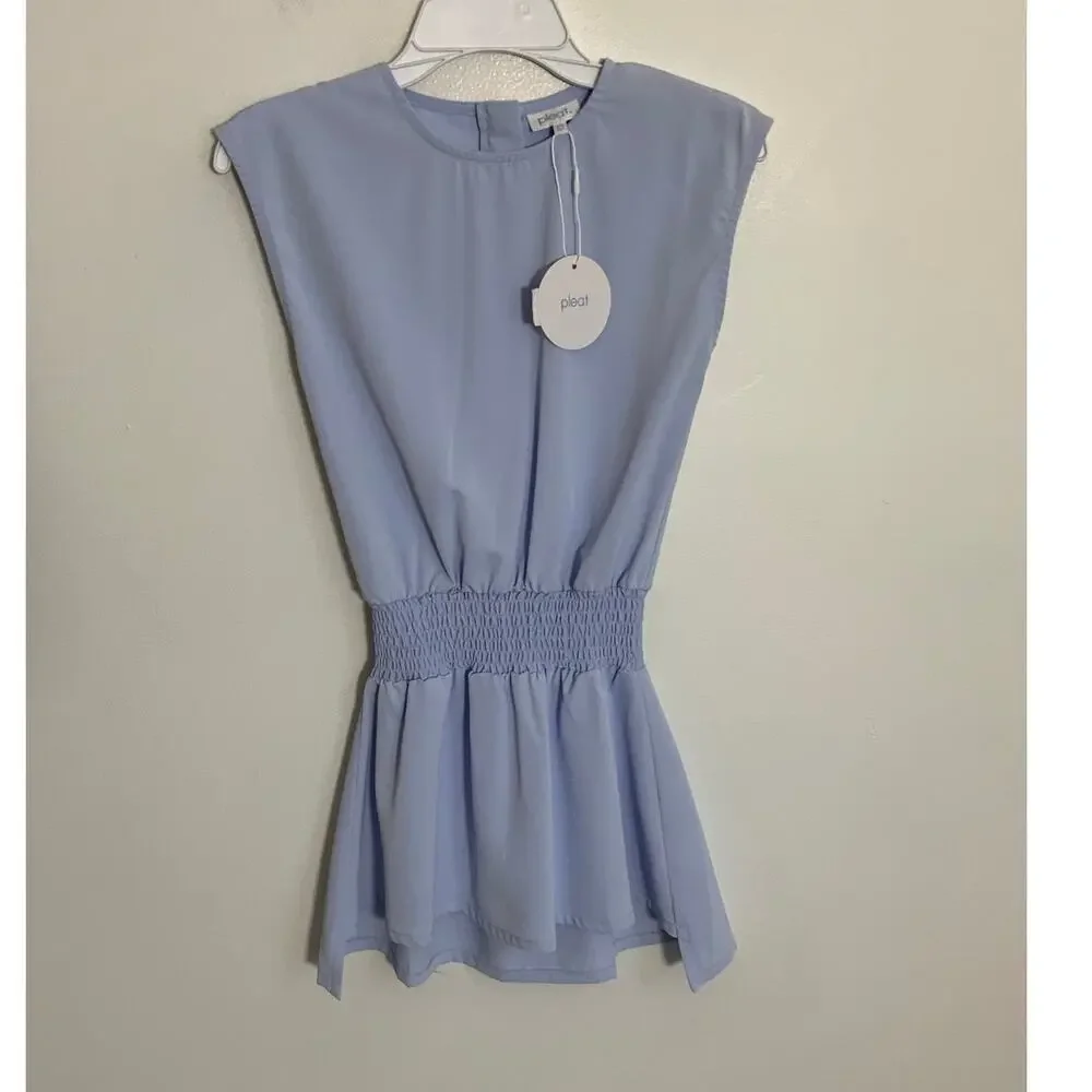 Pleat Josie Dress-Periwinkle NWT size‎ 7